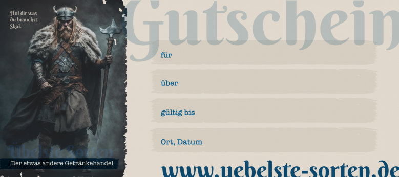 Übelste Sorten Gutschein - nordisch