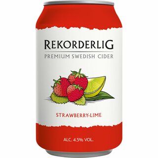 Rekordelig Strawberry Lime Cider